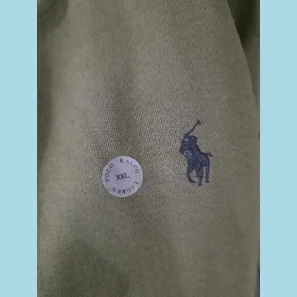 NWT Men's Polo Ralph Lauren Double-Knit Flight Jacket XXL Company Olive - Picture 14 of 14